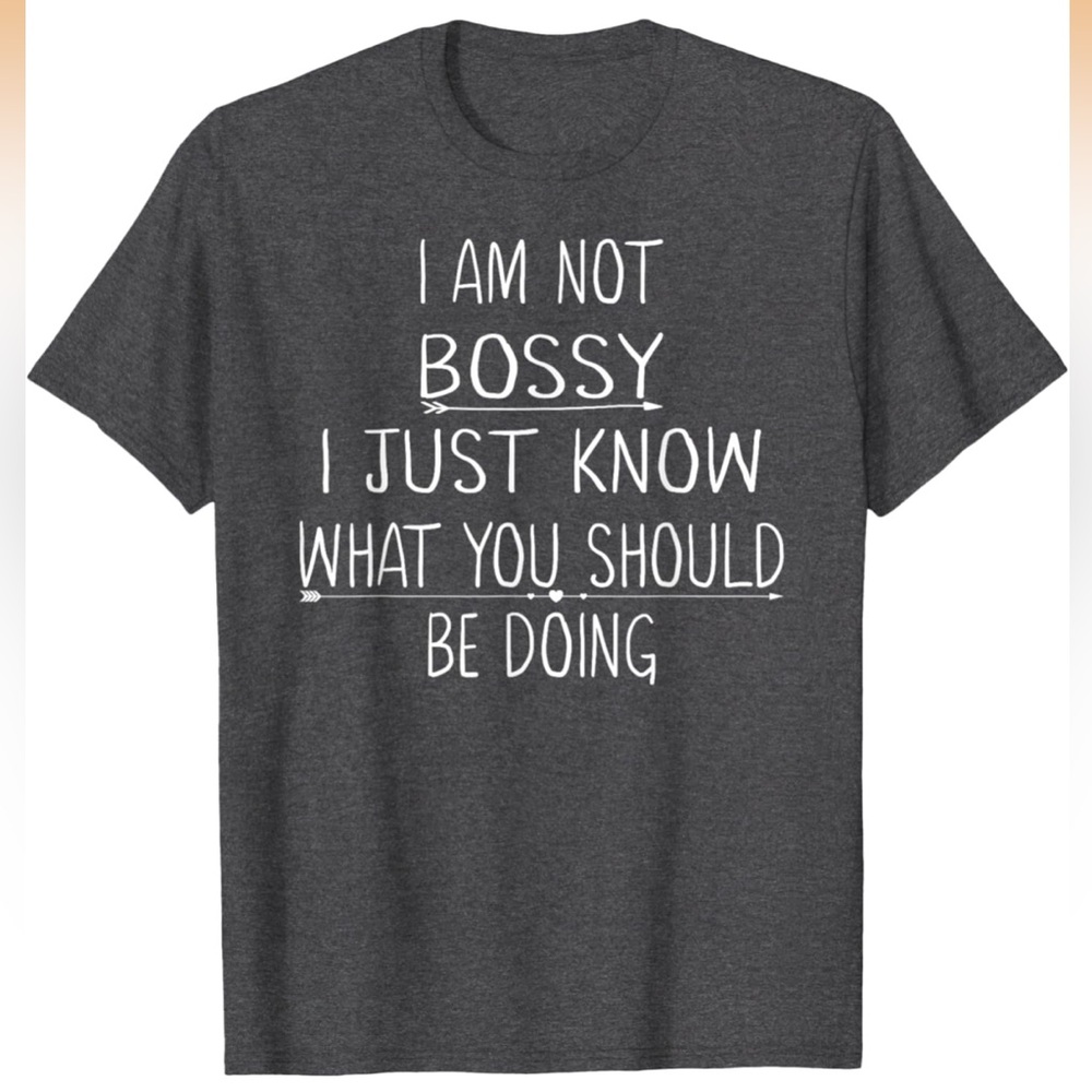 Women's Grey Graphic Tee- Medium